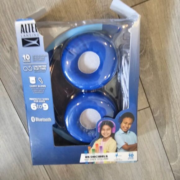 Altec Lansing Kid Safe Hero Blue 2-in-1 Wired & Wireless Over The Ear He… - Picture 4 of 11